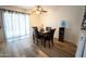 Cozy dining area with a marble table set and black chairs at 6337 N 49Th Ave, Glendale, AZ 85301