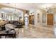 Expansive living area with tile floors, elegant furnishings, and an open layout at 8167 E Sand Flower Dr, Scottsdale, AZ 85266