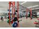 Bright workout facility with weights, machines, and pool view at 7127 E Rancho Vista Dr # 4012, Scottsdale, AZ 85251