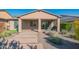 Backyard with covered patio and walkway at 17983 E Vista Desierto --, Rio Verde, AZ 85263