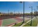 Two well-lit pickleball courts with surrounding landscaping at 17983 E Vista Desierto --, Rio Verde, AZ 85263