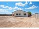 New construction home with large backyard and block wall at 4160 N Kioha Dr, Eloy, AZ 85131