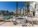 Relax at the community fire pit with comfortable seating near the pool at 2511 W Queen Creek Rd # 179, Chandler, AZ 85248