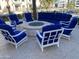 Inviting outdoor fire pit with comfortable seating and a modern design at 2511 W Queen Creek Rd # 179, Chandler, AZ 85248
