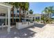 Outdoor grilling area featuring stainless steel grills and a pergola covered seating area at 2511 W Queen Creek Rd # 179, Chandler, AZ 85248