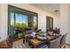 Inviting patio with a dining set, ideal for outdoor entertaining and enjoying the scenic view at 2511 W Queen Creek Rd # 179, Chandler, AZ 85248