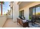 Relaxing patio featuring comfortable seating, perfect for lounging and enjoying the serene surroundings at 2511 W Queen Creek Rd # 179, Chandler, AZ 85248