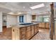 Kitchen features a large island and granite countertops at 1710 E Staghorn Ln, Carefree, AZ 85377