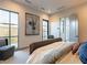 Bright and airy bedroom with large windows and neutral decor at 3955 E Sierra Vista Dr, Paradise Valley, AZ 85253