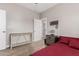 Bedroom featuring updated floors and modern furniture at 38334 N 20Th St, Phoenix, AZ 85086