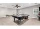 Spacious game room featuring a pool table and neutral tones at 38334 N 20Th St, Phoenix, AZ 85086