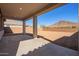 Covered patio with view of desert landscape at 11519 S 50Th Ave, Laveen, AZ 85339