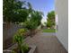 Landscaped backyard with gravel and plants at 1521 W Commerce Ave, Gilbert, AZ 85233