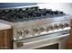 Stainless steel gas cooktop with multiple burners at 1521 W Commerce Ave, Gilbert, AZ 85233