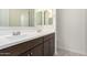 Bathroom boasts a double sink vanity with plenty of storage and ample counter space at 17225 W Calle Lejos --, Surprise, AZ 85387