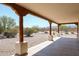 Covered patio overlooks a desert landscape at 19927 W Meadowbrook Ave, Litchfield Park, AZ 85340