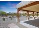 Covered patio with mountain views at 19927 W Meadowbrook Ave, Litchfield Park, AZ 85340