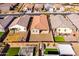 Aerial view of homes and community amenities at 12179 E Sereno Rd, Gold Canyon, AZ 85118