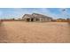 Rear exterior featuring ample space for landscaping and outdoor living in a private backyard setting at 19539 E Estrella Rd, Queen Creek, AZ 85142