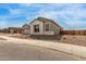 Charming single-Gathering home with desert landscaping and a two-car garage at 19539 E Estrella Rd, Queen Creek, AZ 85142