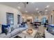 Inviting clubhouse featuring modern furnishings, a full kitchen, and ample seating space at 2989 N 44Th St # 3036, Phoenix, AZ 85018