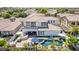 Luxury home with pool and outdoor kitchen at 3799 S Skyline Dr, Gilbert, AZ 85297