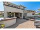 Outdoor kitchen, pool, and patio area at 3799 S Skyline Dr, Gilbert, AZ 85297