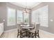 Breakfast nook with round table and four chairs, near window at 3799 S Skyline Dr, Gilbert, AZ 85297