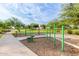 Outdoor fitness area with exercise equipment at 3799 S Skyline Dr, Gilbert, AZ 85297