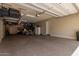 Spacious garage with overhead storage and extra space at 3799 S Skyline Dr, Gilbert, AZ 85297