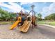 playground with slides and climbing structures at 3799 S Skyline Dr, Gilbert, AZ 85297