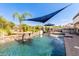 Enjoy this refreshing pool with a large shade sail at 3799 S Skyline Dr, Gilbert, AZ 85297