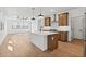 Bright kitchen island featuring stainless steel appliances at 20311 W Montecito Ave, Buckeye, AZ 85396