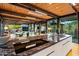 Modern kitchen with granite countertop and high end appliances at 9556 E Celestial Dr, Scottsdale, AZ 85262