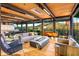 Spacious living area with a fire pit and mountain views at 9556 E Celestial Dr, Scottsdale, AZ 85262