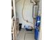 The HVAC system has a water heater, filter, and vent, all in one contained area at 895 W Tyson St, Chandler, AZ 85225