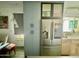 Modern kitchen showcasing stainless steel refrigerator and ample cabinet space for storage at 895 W Tyson St, Chandler, AZ 85225