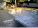 A backyard pool undergoing renovation with its original design still visible at 895 W Tyson St, Chandler, AZ 85225
