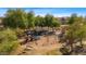 Fun playground area nestled among mature trees in the neighborhood at 3407 E Glacier Pl, Chandler, AZ 85249