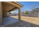 Private backyard with covered patio and large yard at 260 S 165Th Ave, Goodyear, AZ 85338
