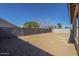 Large backyard with block wall and space for landscaping at 260 S 165Th Ave, Goodyear, AZ 85338