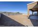 Large backyard with block wall at 6722 N 190Th Dr, Waddell, AZ 85355