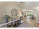 Bright and airy entryway with view into the living room at 18223 W Rancho Ct, Litchfield Park, AZ 85340