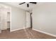 Bedroom with ensuite access, featuring built-in wardrobe and bright neutral tones at 9301 E Desert Arroyos --, Scottsdale, AZ 85255