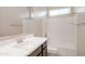 Clean bathroom with a shower/tub combo, vanity, and toilet at 18206 W Sells Dr, Goodyear, AZ 85395