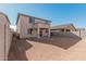 New construction home with a large backyard and block wall at 18428 W Poston Dr, Surprise, AZ 85387