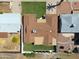 Drone shot of the property from overhead, including roof and yard at 2236 E Blanche Dr, Phoenix, AZ 85022