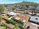 Wide aerial view of home showing landscaping and the surrounding neighborhood at 2236 E Blanche Dr, Phoenix, AZ 85022