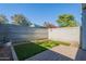 Artificial turf and metal fence backyard at 520 S Roosevelt St # 1009, Tempe, AZ 85281