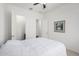 Charming bedroom with a full bed and access to a hallway at 22630 E Mewes Rd, Queen Creek, AZ 85142